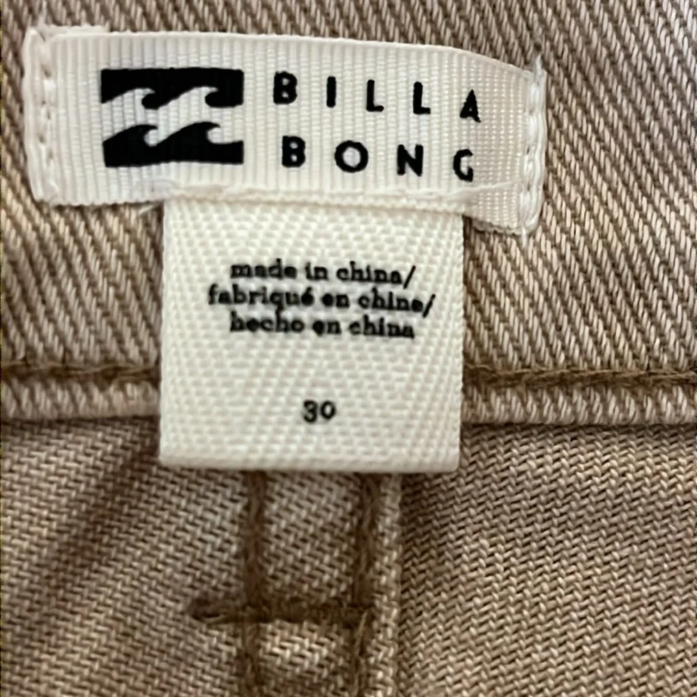 Billabong High Tides High Rise Cutoff Denim Shorts Khaki Tan NWT Size 30